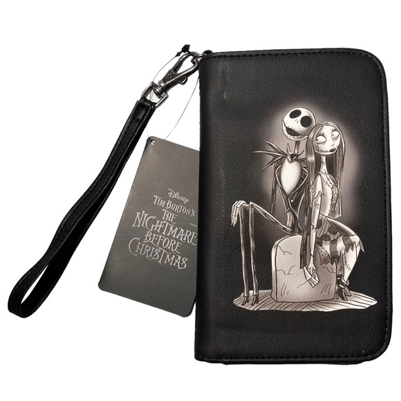 Loungefly Handbags - Loungefly Wristlet Nightmare Before Christmas Jack Skellington & Sally